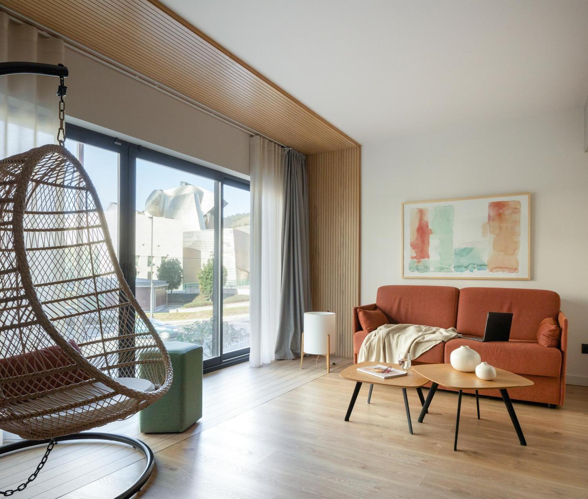 Apartamentos Libere Bilbao Museo Esterno foto